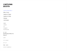 Tablet Screenshot of caetlynnbooth.com